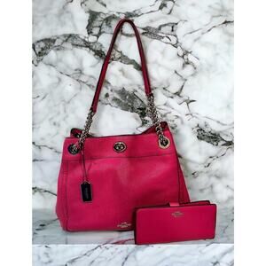 Coach 36855 Turnlock Edie Bag & Matching Wallet